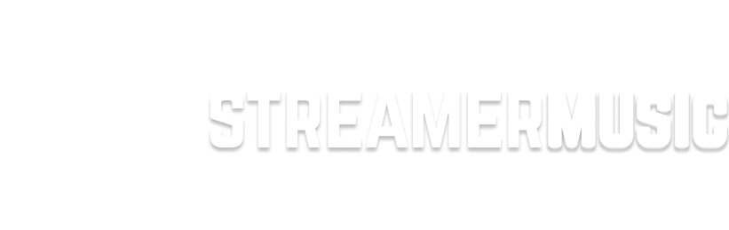 XStreamer Music official logo - white against transparent background